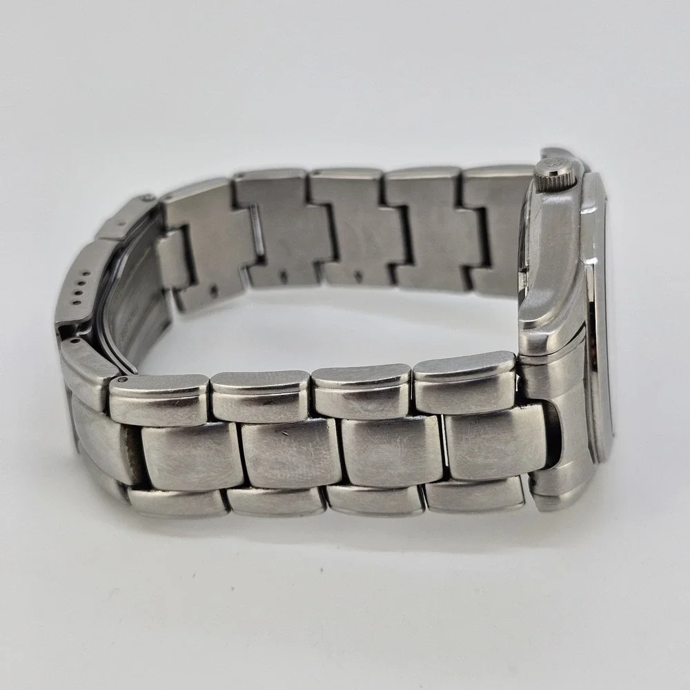 Wenger SKA Watch Men 38MM Blue Dial Day Date Gray‎ Band 6